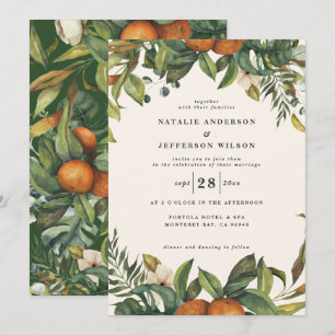 Orangenzitruskraut Botanische Hochzeit