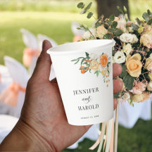 Orangenzitruszitruszitrus Hochzeit im Wasser
