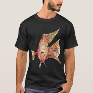 Oranger Blutschmetterlingsfisch T-Shirt