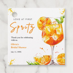 Oranger Cocktail Liebe auf den ersten Spritzer Bra Geschenkanhänger