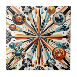 Oranger Diamant Mid Century Modern Fliese