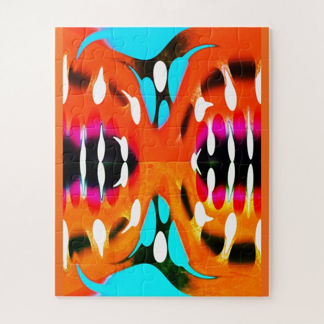 Oranger heißer Raum Kunst (Vertikal)
