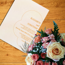 Oranger Hochzeitssonnenuntergang