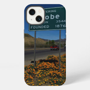 Oranger Klatschmohn blüht in Globe Arizona iPhone Hülle