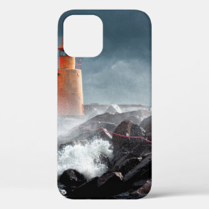 ORANGER LEUCHTTURM AUF EINEM FELSEN Case-Mate iPhone HÜLLE