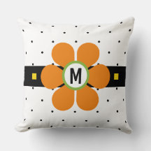 Oranger Mid-Century-Modern Flower-Power