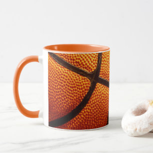 Oranger Pickeliger Basketball, Kaffeetasse