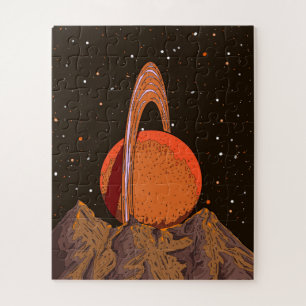 Oranger Science-Fiction-Planet