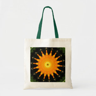 Oranger Sonnenleinensack Tragetasche