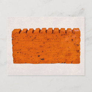 Oranger Ziegel - Atom der Schöpfung Postkarte