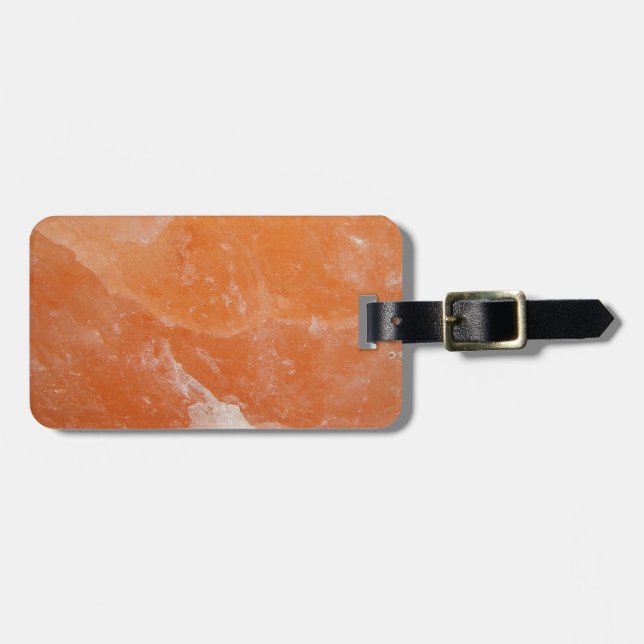 Orangeralstein Gepäckanhänger (Vorderseite horizontal)