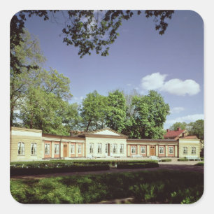 Orangerie Botanischer Garten Quadratischer Aufkleber