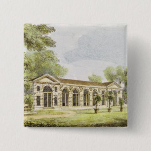 Orangery, Kew arbeitet im Garten, überzieht 11 vo Button