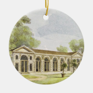 Orangery, Kew arbeitet im Garten, überzieht 11 vo Keramikornament