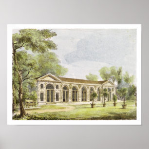 Orangery, Kew arbeitet im Garten, überzieht 11 von Poster