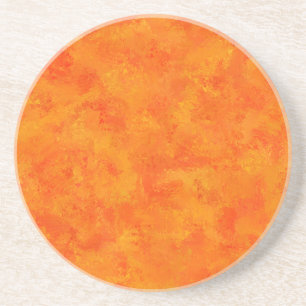 Oranges abstraktes Muster Getränkeuntersetzer