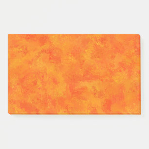 Oranges abstraktes Muster Post-it Klebezettel