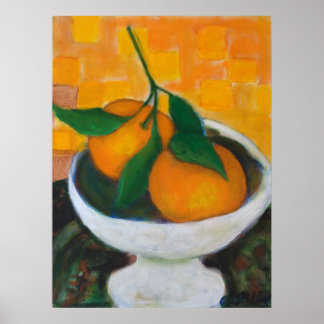 Oranges Canvas Print Poster