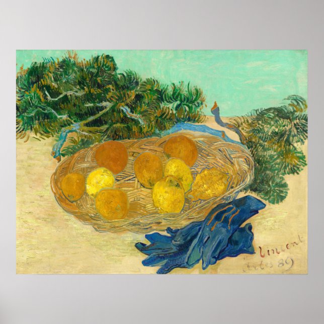 Oranges, citrons - Vincent van Gogh Poster d'art (Devant)
