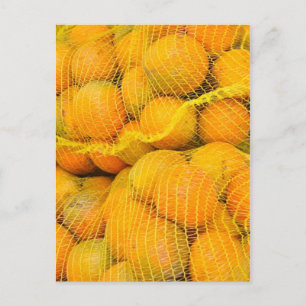 Oranges dans les sacs Net Carte postale
