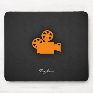 Oranges Filmkamera Mousepad