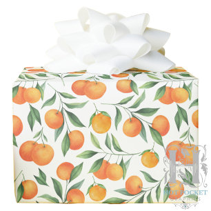 Oranges Geschenkverpackungspapier Geschenkpapier
