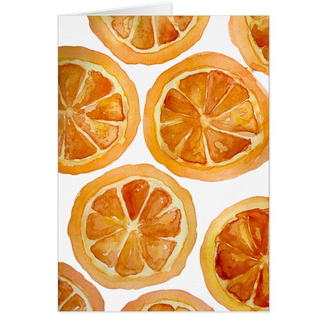 Oranges Karte (Vorne)