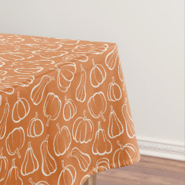 Oranges Kürbismuster Herbst Halloween Dekoration Tischdecke