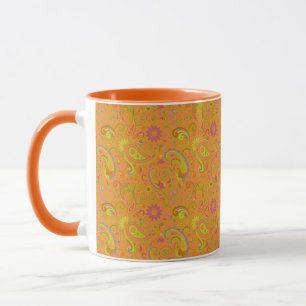 Oranges Paisley Tasse