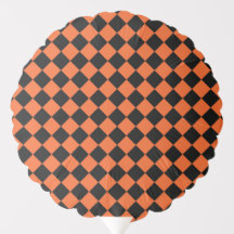 Oranges Schwarz Harlekin Diamant Schachbrettmuster