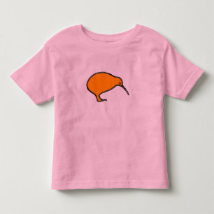 Oranges T-Shirt für Kinder mit Kiwi-Ring