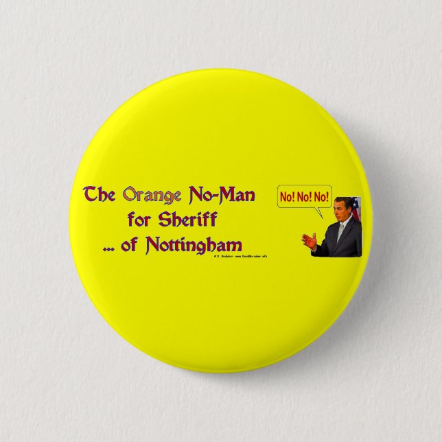 OrangeSheriff Button (Vorderseite)
