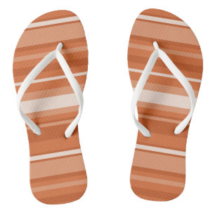 Orangestreifeneinlagen Flip Flops