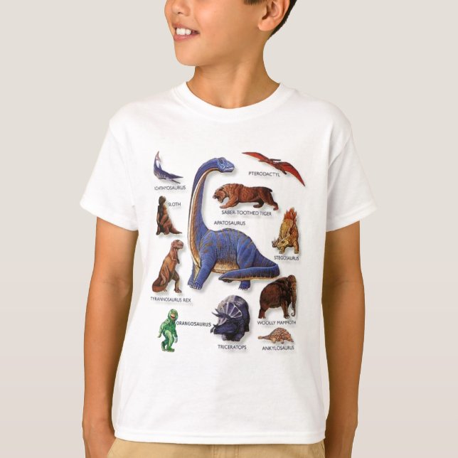 ORANGOSAURUS CHART T-Shirt (Vorderseite)