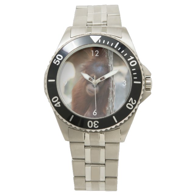 OrangUtan20150904 Armbanduhr (Vorderseite)