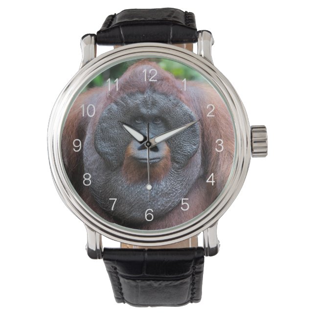 Orangutan Armbanduhr (Vorderseite)