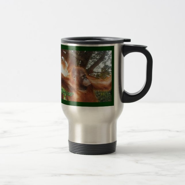 Orangutan & Borneo Jungle Tasse zur Unterstützung  (Rechts)