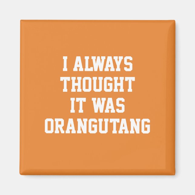 Orangutan Magnet (Vorne)