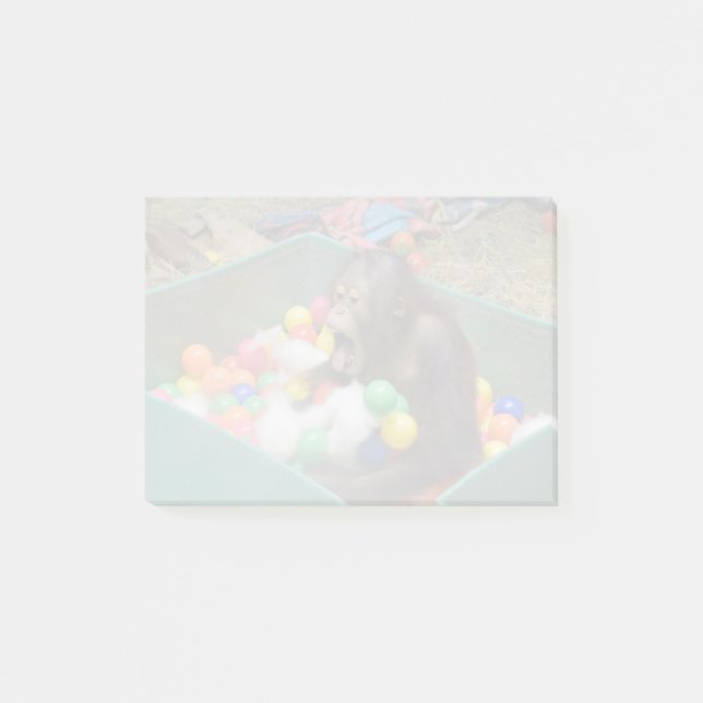 Orangutan Redd in den Post-it-Notes des Nationalpa Post-it Klebezettel (Vorderseite)