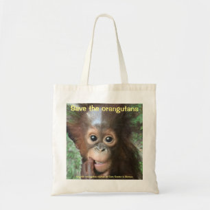 Orangutan Rette Kristall Tragetasche