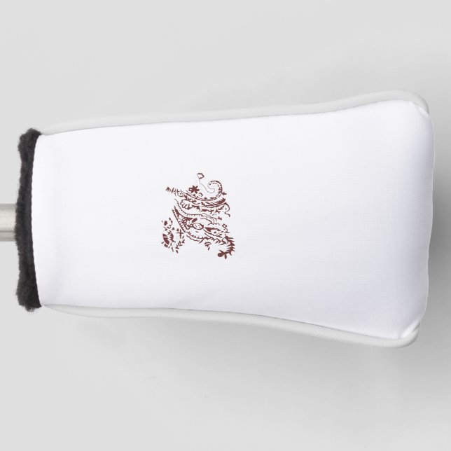 Orangy Red Dekordesign Golf Headcover (Vorderseite)