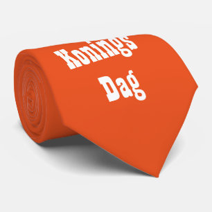 Oranje Koningsdag stropdas Krawatte