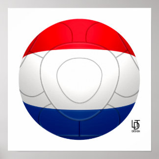 Oranje - Niederlande Football Poster