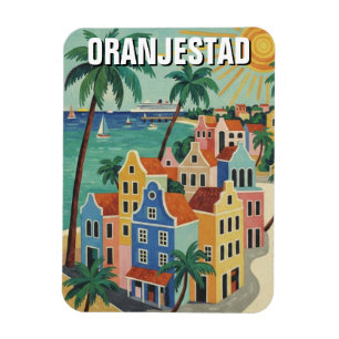 Oranjestad Aruba Reise Magnet