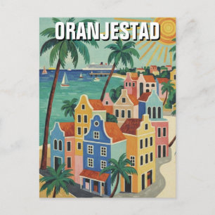 Oranjestad Aruba Reise Postkarte
