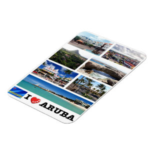 Oranjestad - I Liebe - Aruba - Magnet