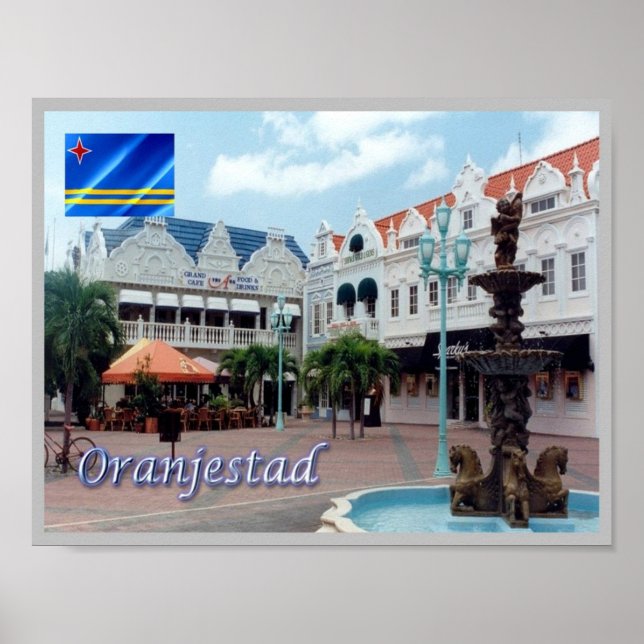 Oranjestad - I Liebe - Aruba - Poster (Vorne)