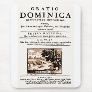 Oratio Dominica Mousepad