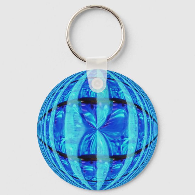 Orb Blue Schlüsselanhänger (Vorderseite)
