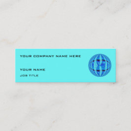 Orb Blue Visitenkarte Blue Skinny